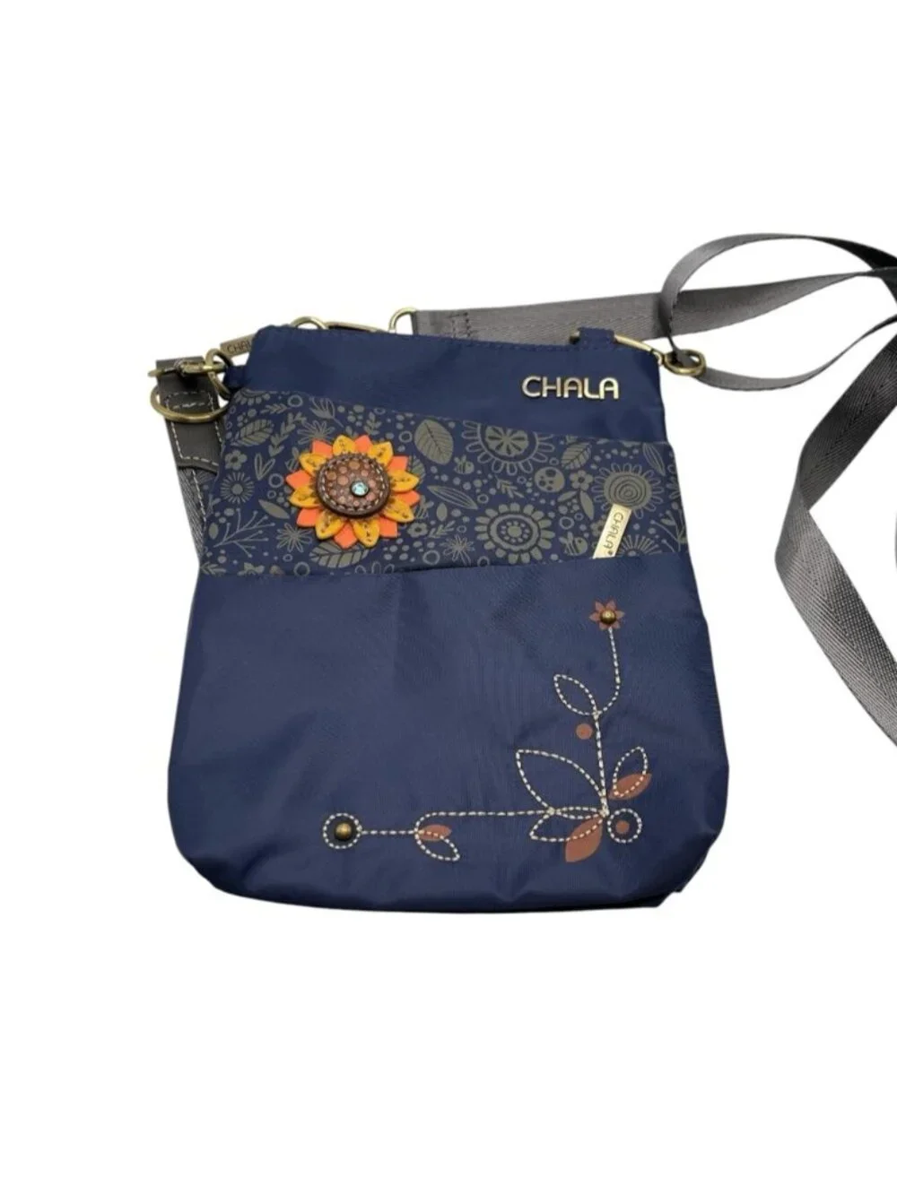 CHALA Sunflower Crossbody Bag Navy Venture Evolution RFID